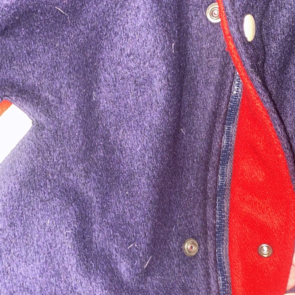 Usa Olympic Training Jacket Size Medium Leather W… - image 6